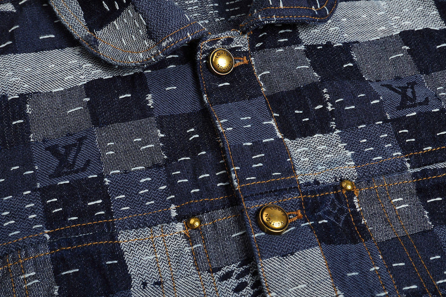 Louis Vuitton Workwear Denim Belted Jacket