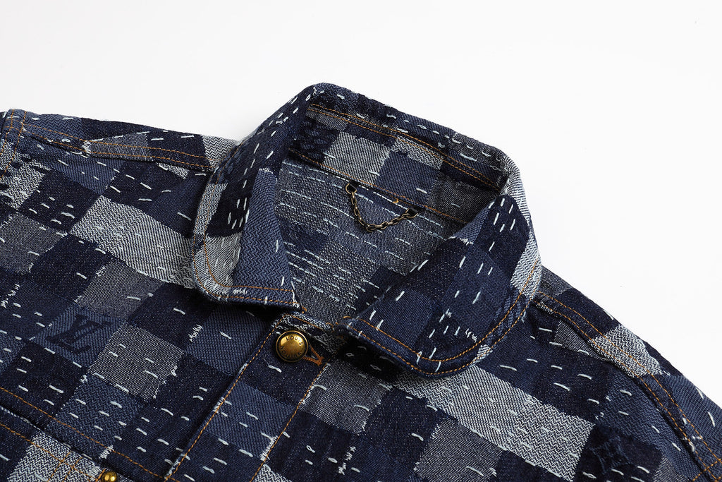 Louis Vuitton Workwear Denim Belted Jacket