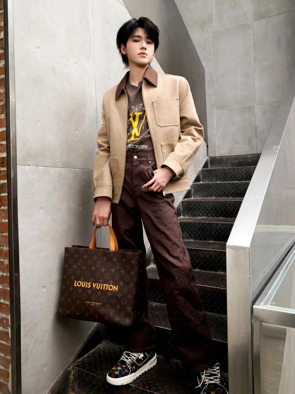 Louis Vuitton Cotton Canvas Cargo Jacket