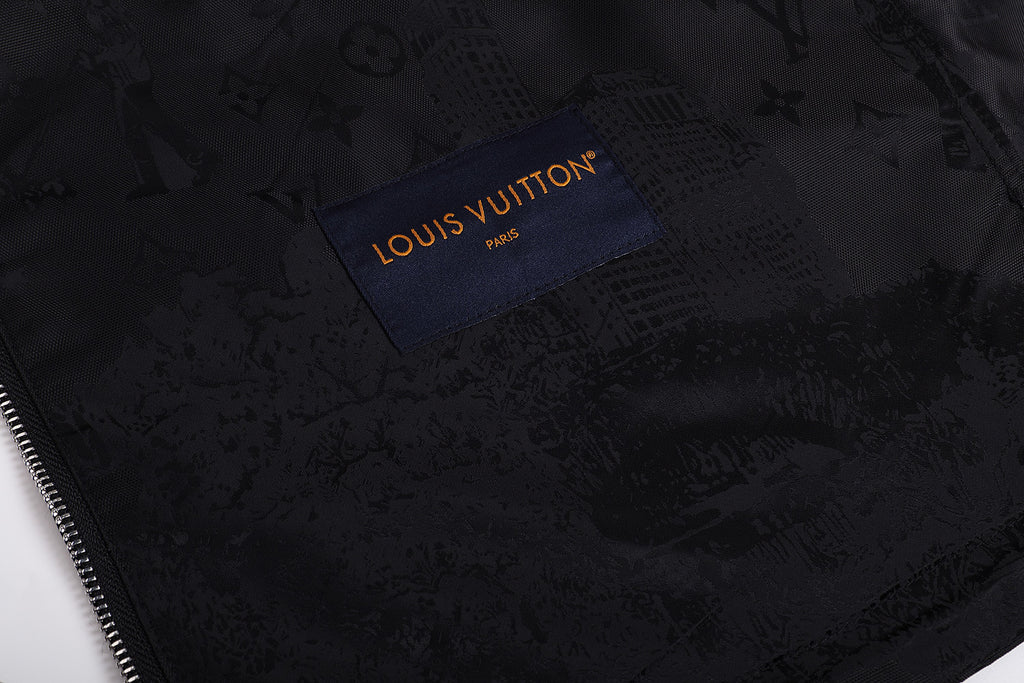 Louis Vuitton Dog Walking Nylon Windproof Jacket