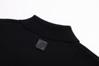 Louis Vuitton Leather Knitted Belted Jacket