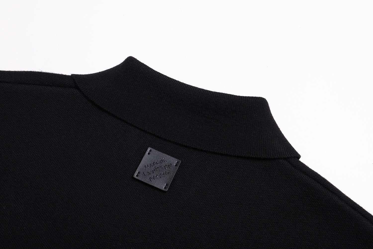 Louis Vuitton Leather Knitted Belted Jacket