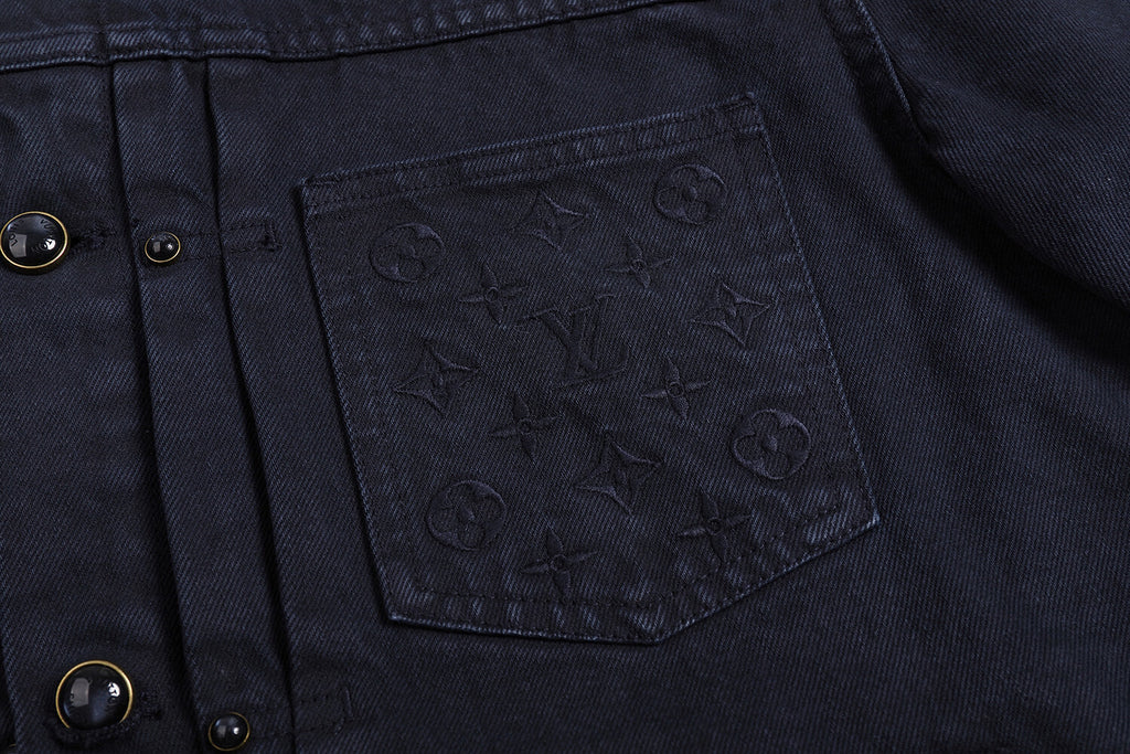 Louis Vuitton Garment-dyed Denim Trucker Jacket