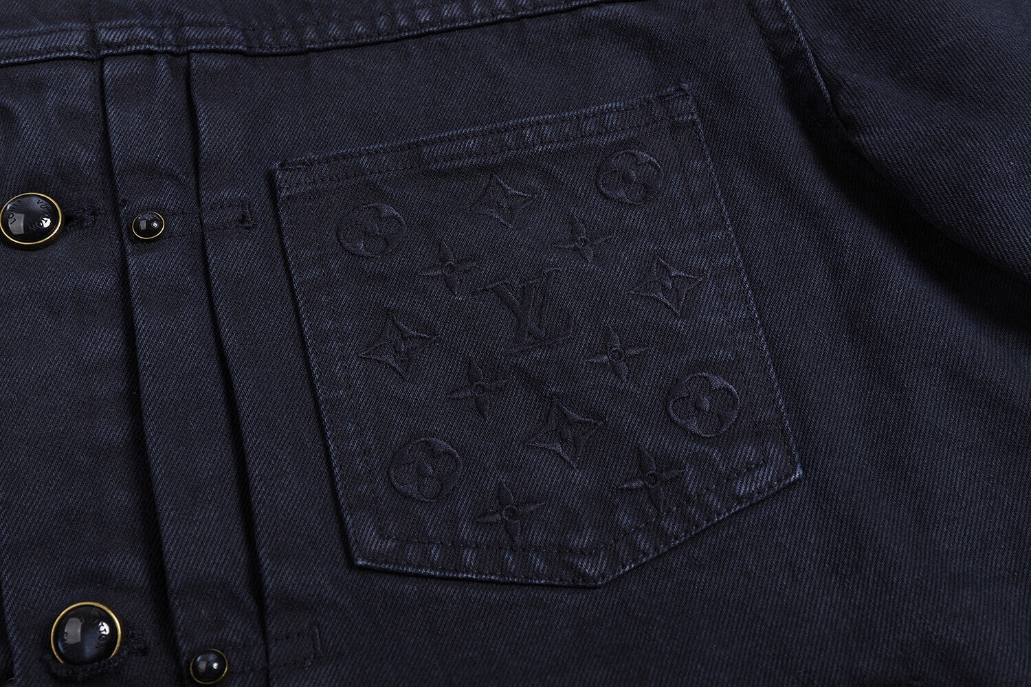 Louis Vuitton Garment-dyed Denim Trucker Jacket