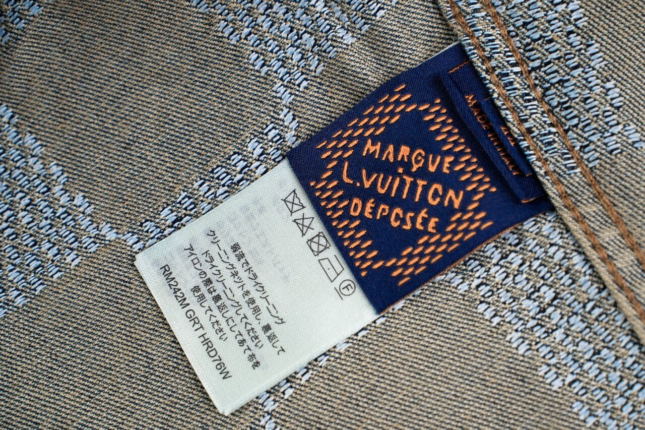 Louis Vuitton Washed Skateboarding Denim Jacket