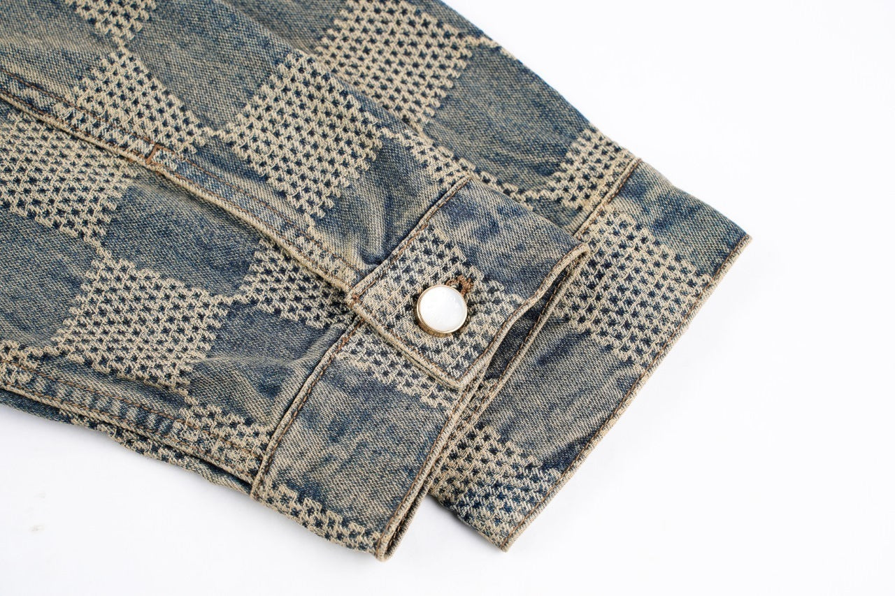 Louis Vuitton Washed Skateboarding Denim Jacket