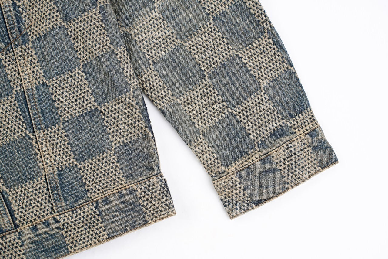 Louis Vuitton Washed Skateboarding Denim Jacket