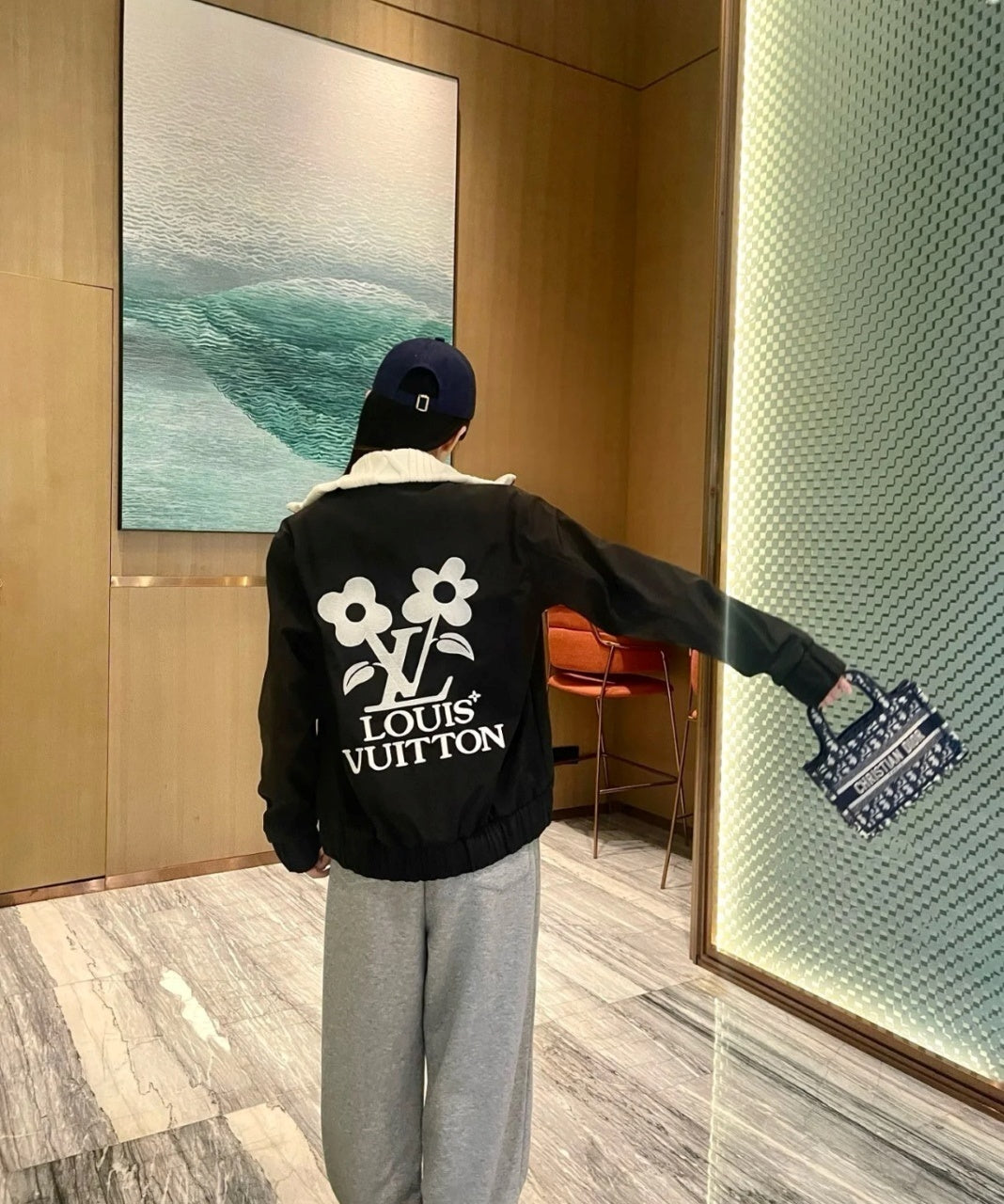 Louis Vuitton Small Flower Cotton Jacket