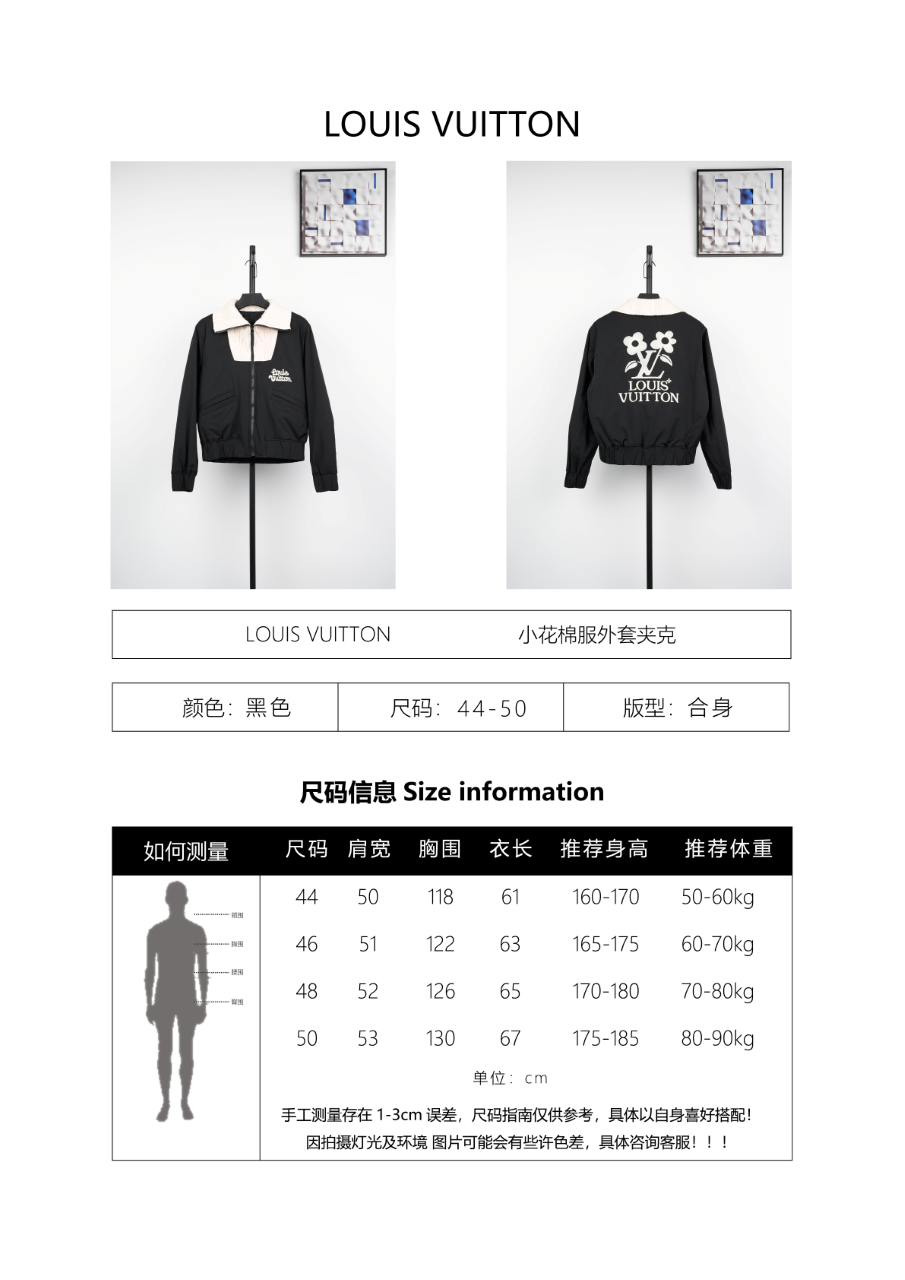 Louis Vuitton Small Flower Cotton Jacket