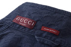 Gucci Jacquard All-over Print Denim Jacket