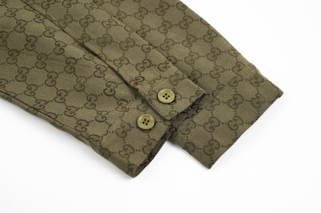 Gucci Lettering Forest Green Jacket