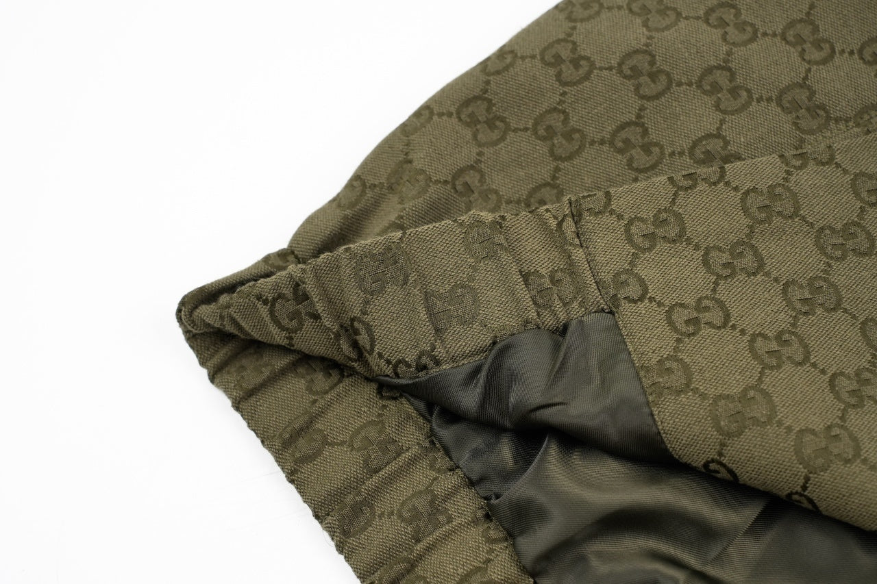 Gucci Lettering Forest Green Jacket