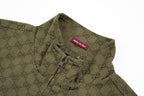 Gucci Lettering Forest Green Jacket