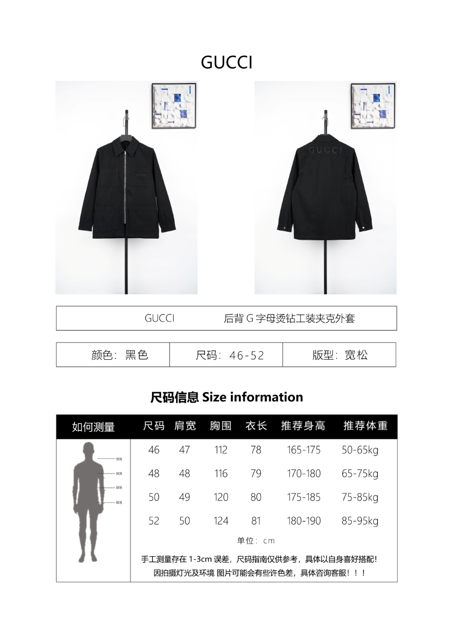 Gucci Drilling Workwear Jacket