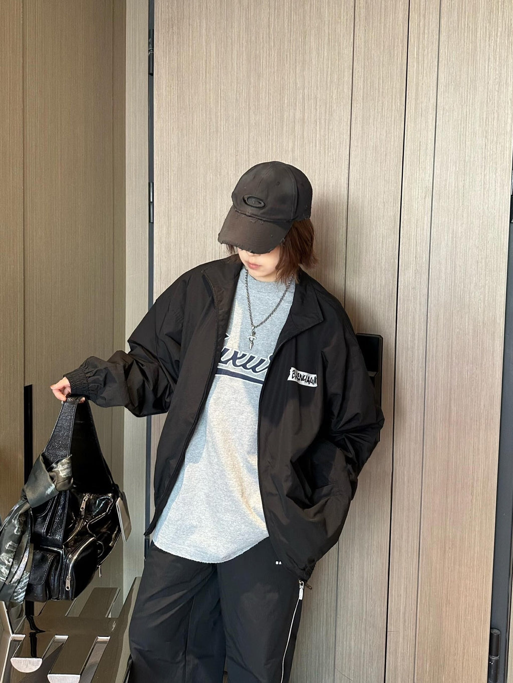 Balenciaga 26SS Cotton Blend Printed Jacket