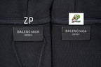 Balenciaga Patchwork Hooded Cotton Jacket