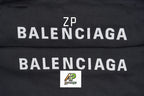 Balenciaga Patchwork Hooded Cotton Jacket