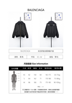 Balenciaga Patchwork Hooded Cotton Jacket