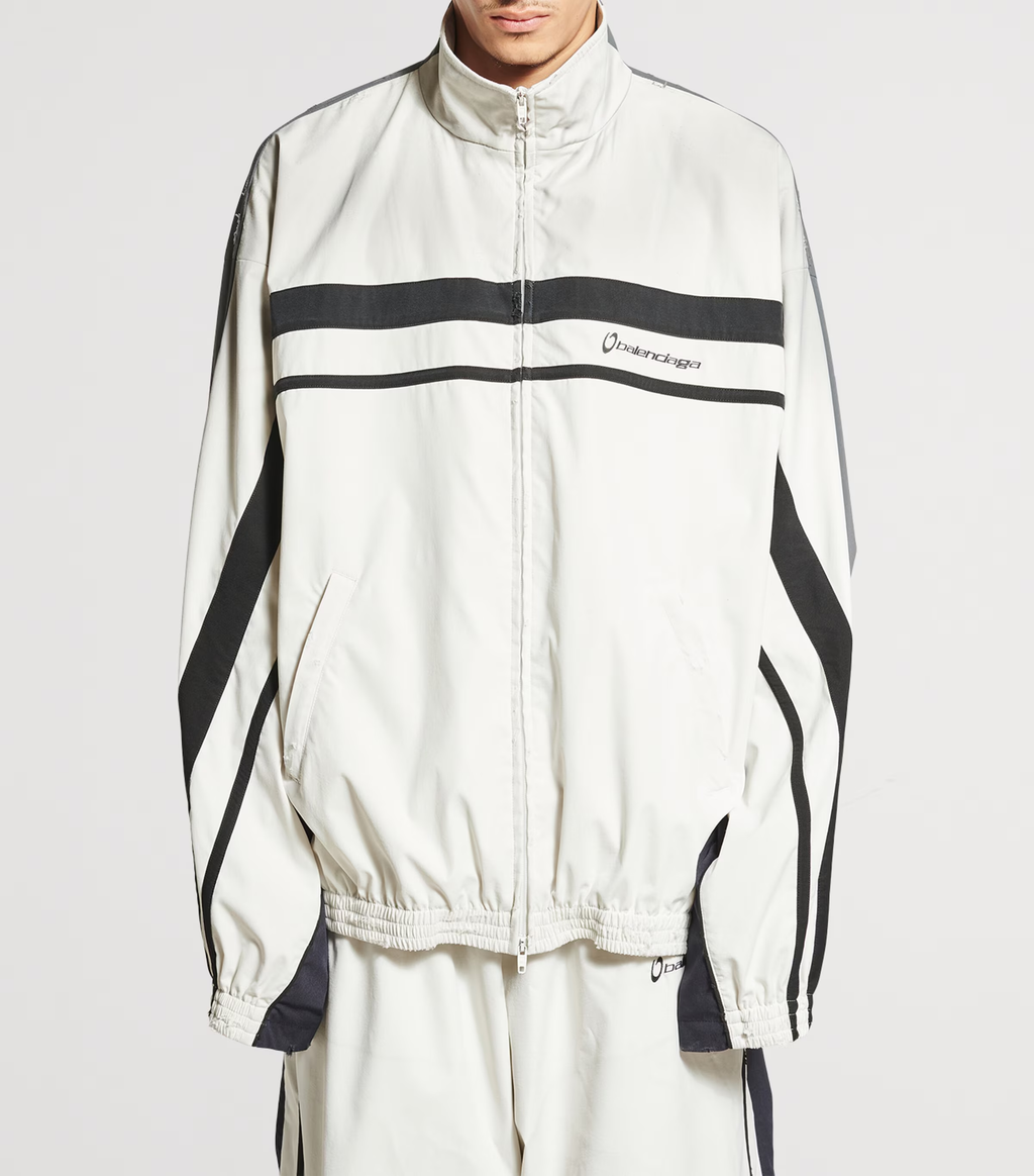 Balenciaga Runway Circular Embroidered Suit Jacket
