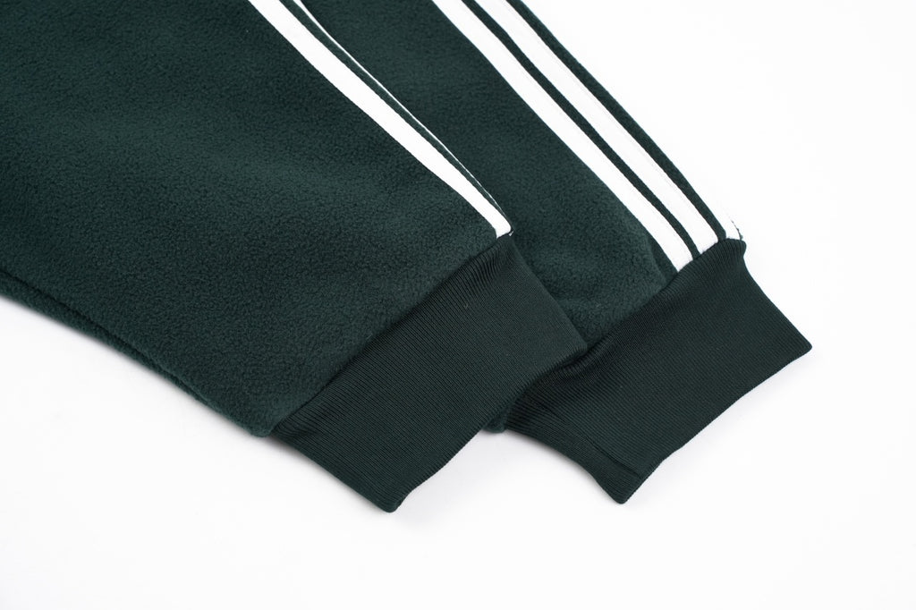 Balenciaga Five-Bar Polar Fleece Jacket Green