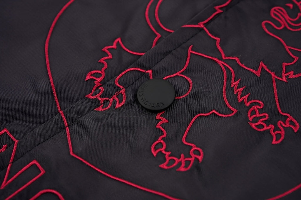 Balenciaga Manchester United Logo Padded Jacket