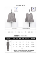 Balenciaga Paneled Plaid Hooded Jacket