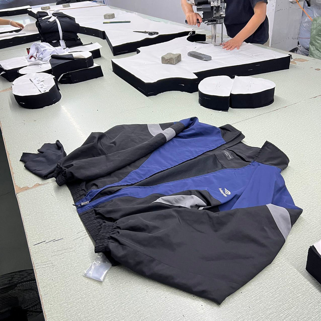 Balenciaga Three-Color Polyester Technical Jacket