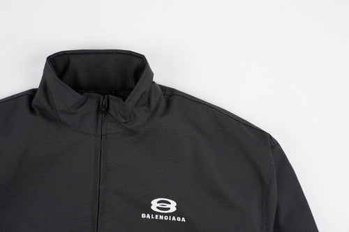 Balenciaga Double Ring Cotton Zipper Jacket