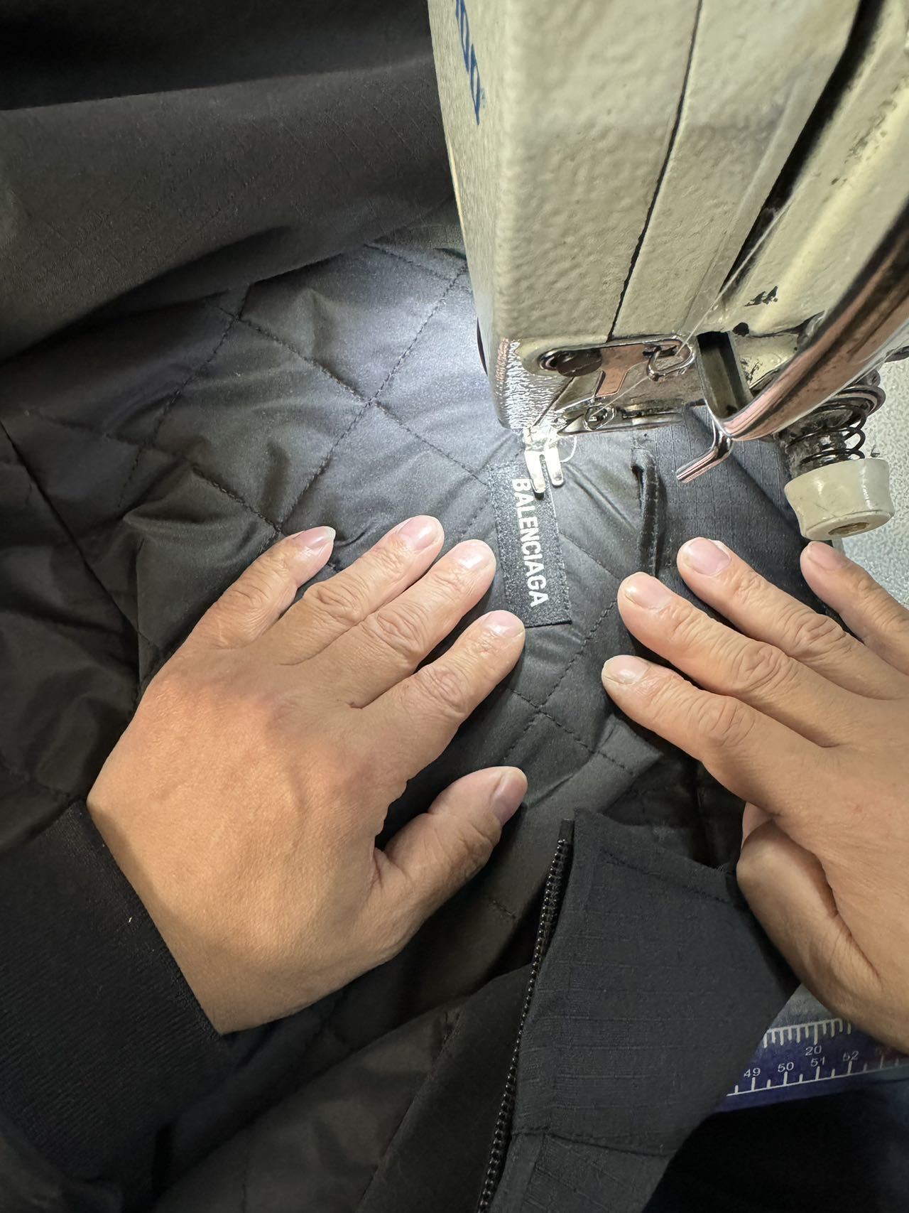 Balenciaga Double Ring Cotton Zipper Jacket