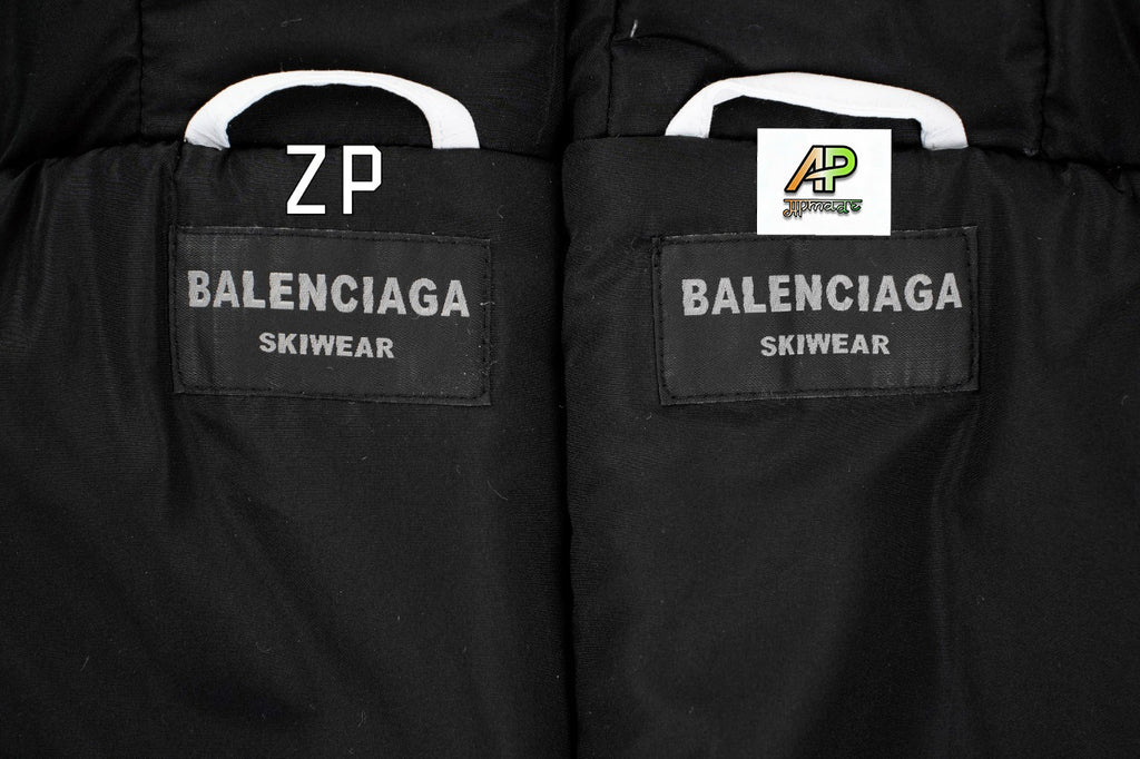 Balenciaga Color-Blocked Jacket Black Green White