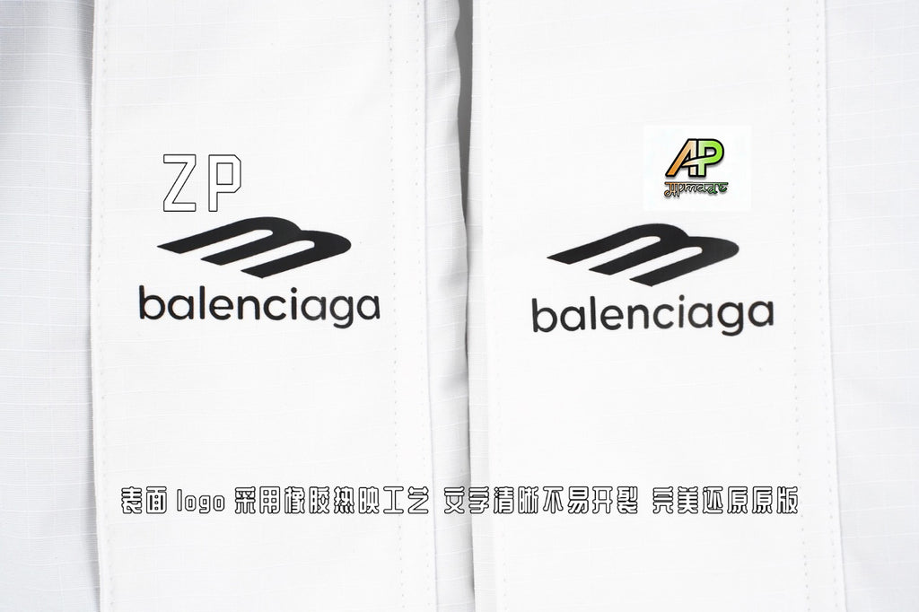 Balenciaga Color-Blocked Jacket Black Green White