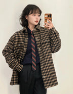 Celine Plaid Wool Jacket
