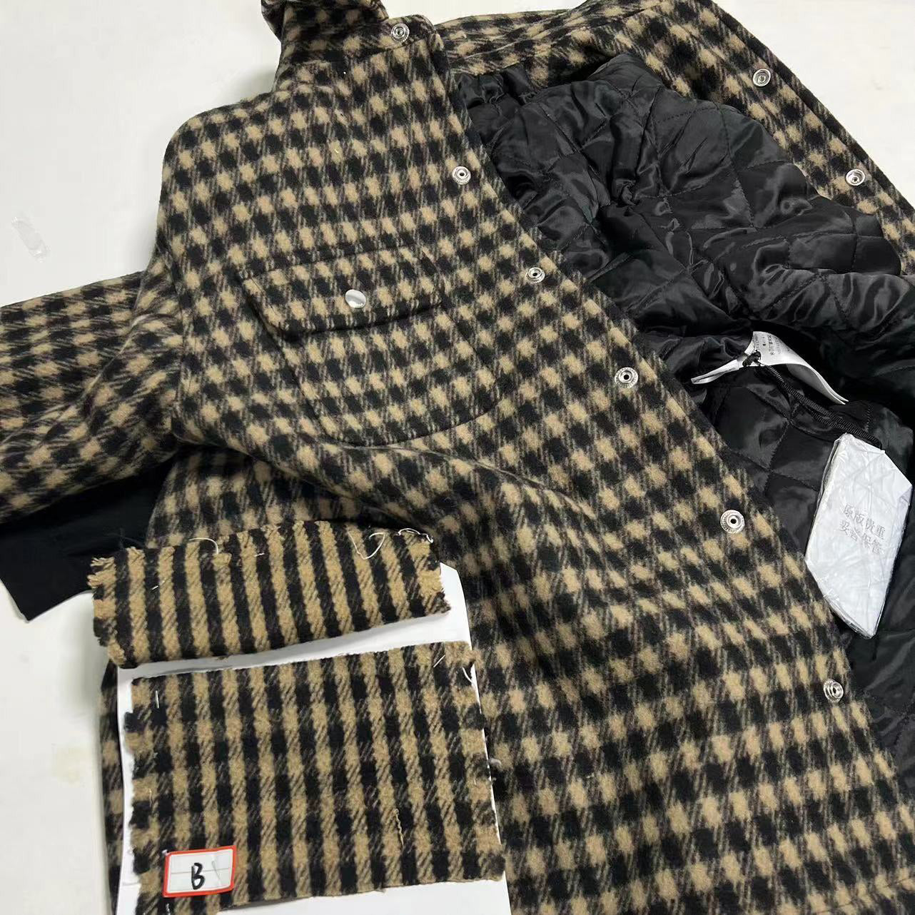 Celine Plaid Wool Jacket