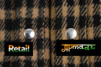 Celine Plaid Wool Jacket