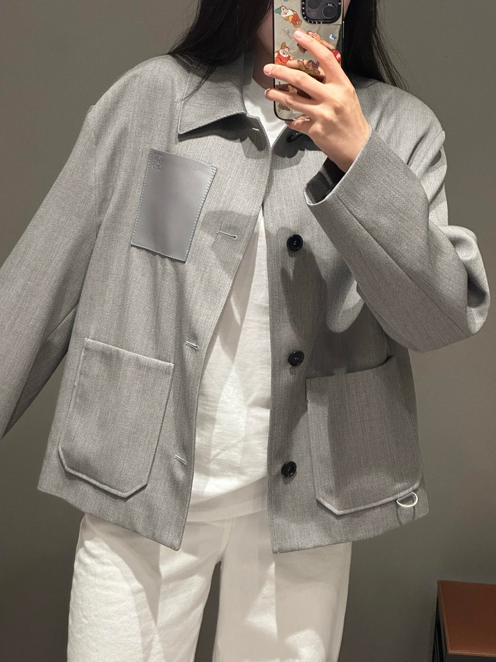 Loewe Sheepskin Pocket Suit Jacket