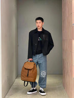 Loewe Sheepskin Pocket Suit Jacket