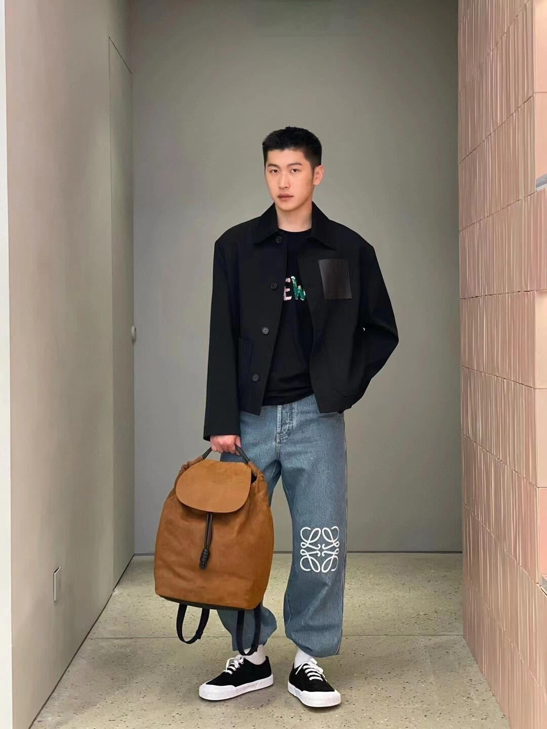 Loewe Sheepskin Pocket Suit Jacket