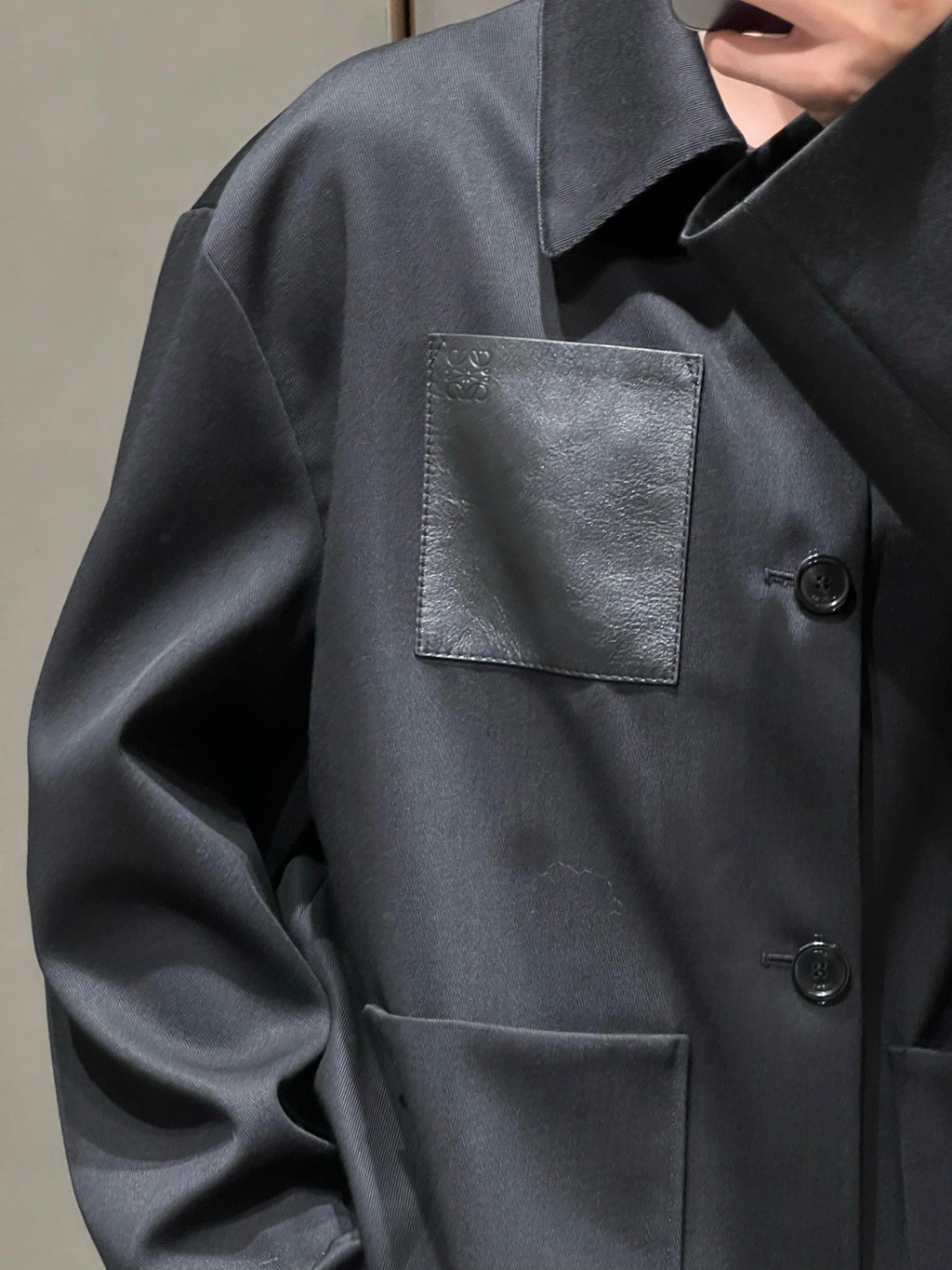 Loewe Sheepskin Pocket Suit Jacket