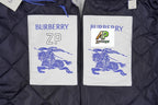 Burberry BBR Corduroy Cotton Jacket Navy Blue