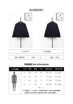Burberry BBR Corduroy Cotton Jacket Navy Blue