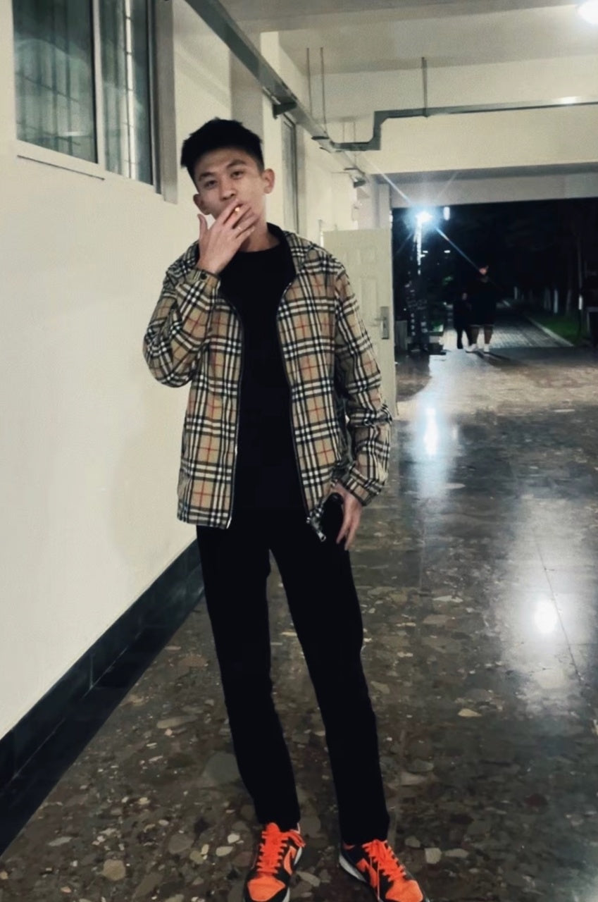 Burberry Plaid Reversible Hooded Jacket Zipper