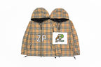 Burberry Plaid Reversible Hooded Jacket Zipper