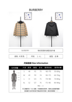 Burberry Plaid Reversible Hooded Jacket Zipper