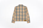 Burberry Double-Pocket Plaid Jacket