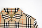 Burberry Double-Pocket Plaid Jacket