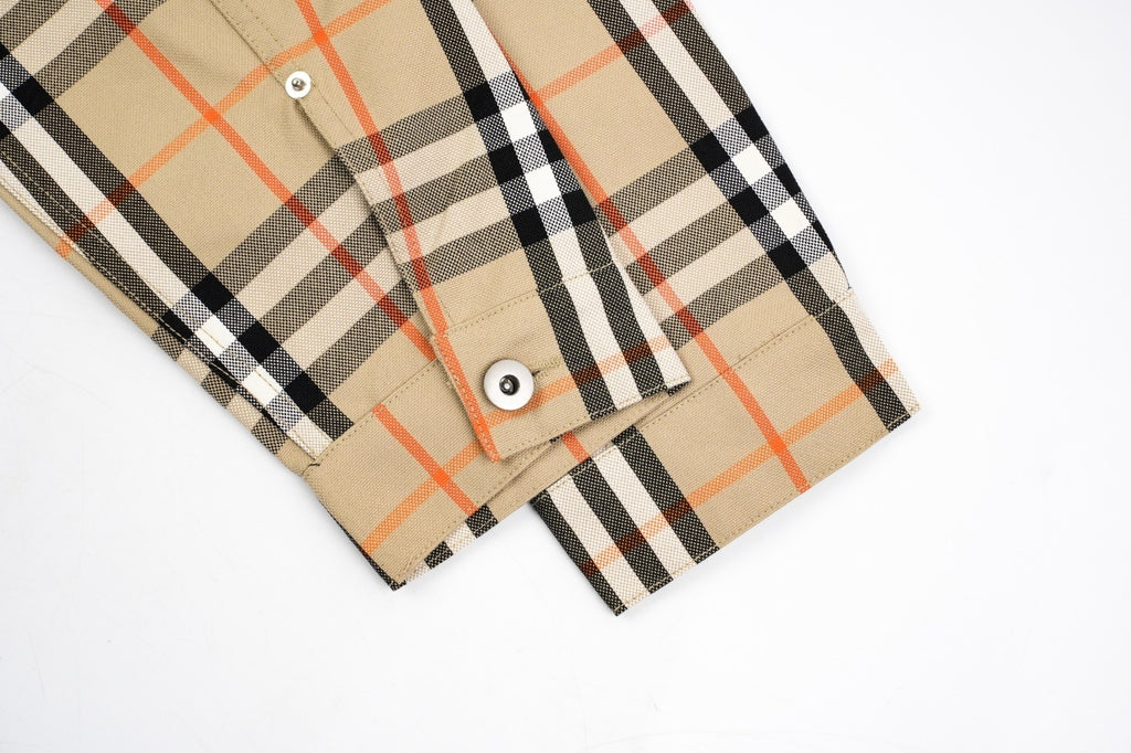 Burberry Double-Pocket Plaid Jacket