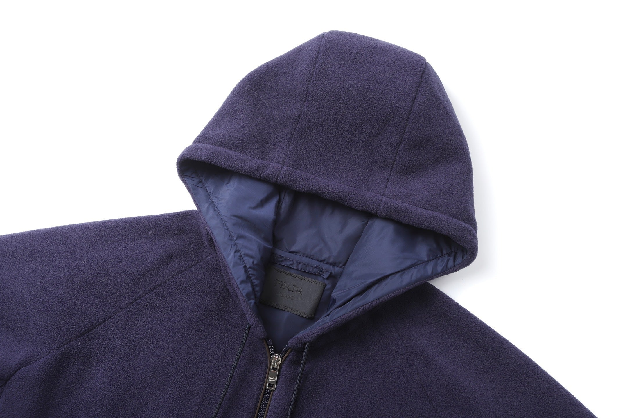 Prada 26SS Hooded Drawstring Fabric Short Jacket