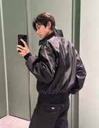Prada 25 Nylon Harrington Flight Jacket