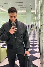 Prada 25 Nylon Harrington Flight Jacket