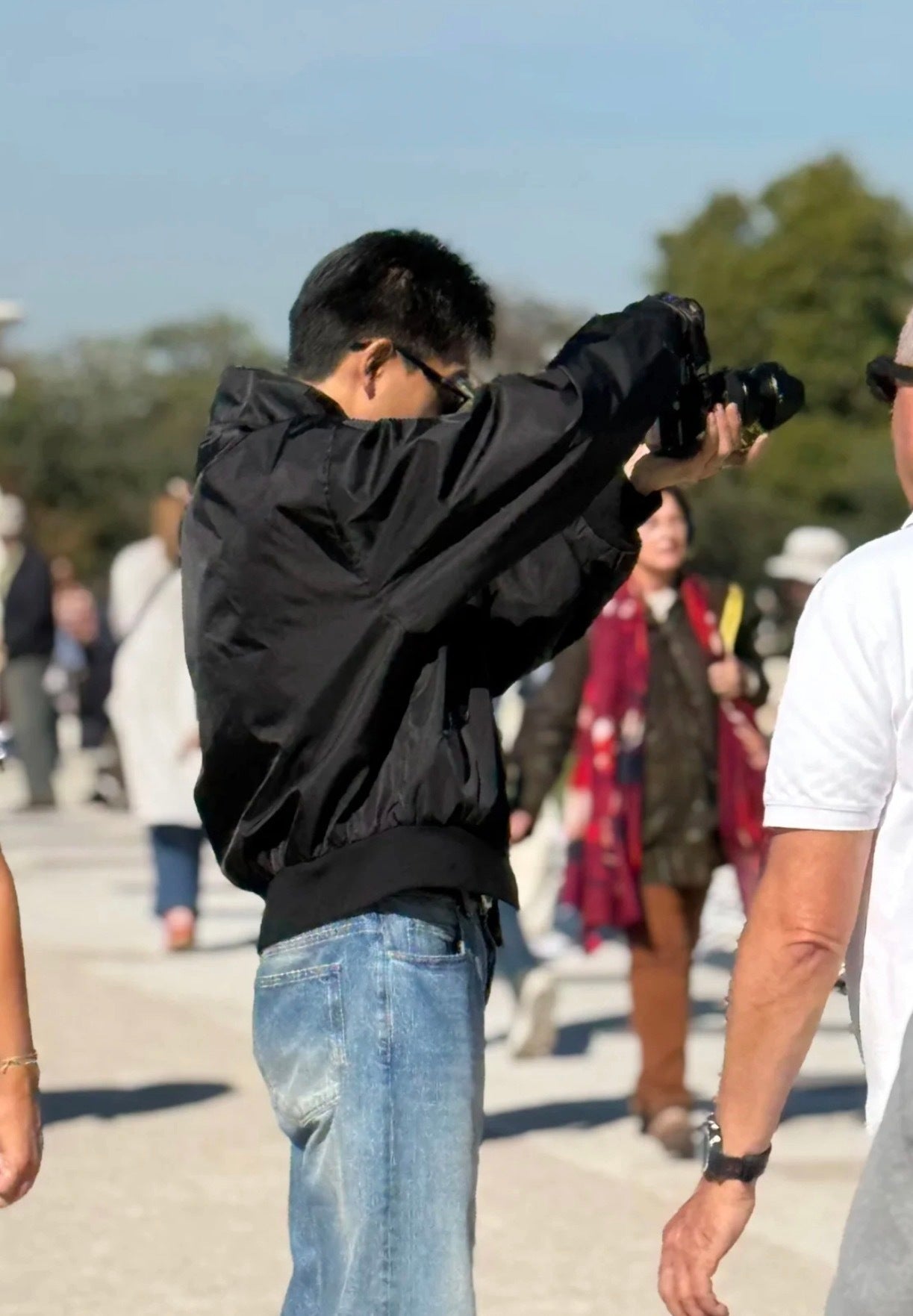 Prada 25 Nylon Harrington Flight Jacket